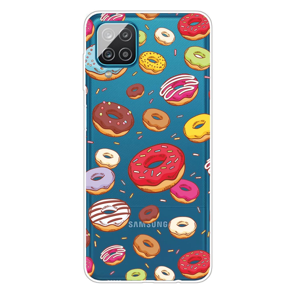 Samsung Galaxy A12 - Skal Med Tryck - Donuts