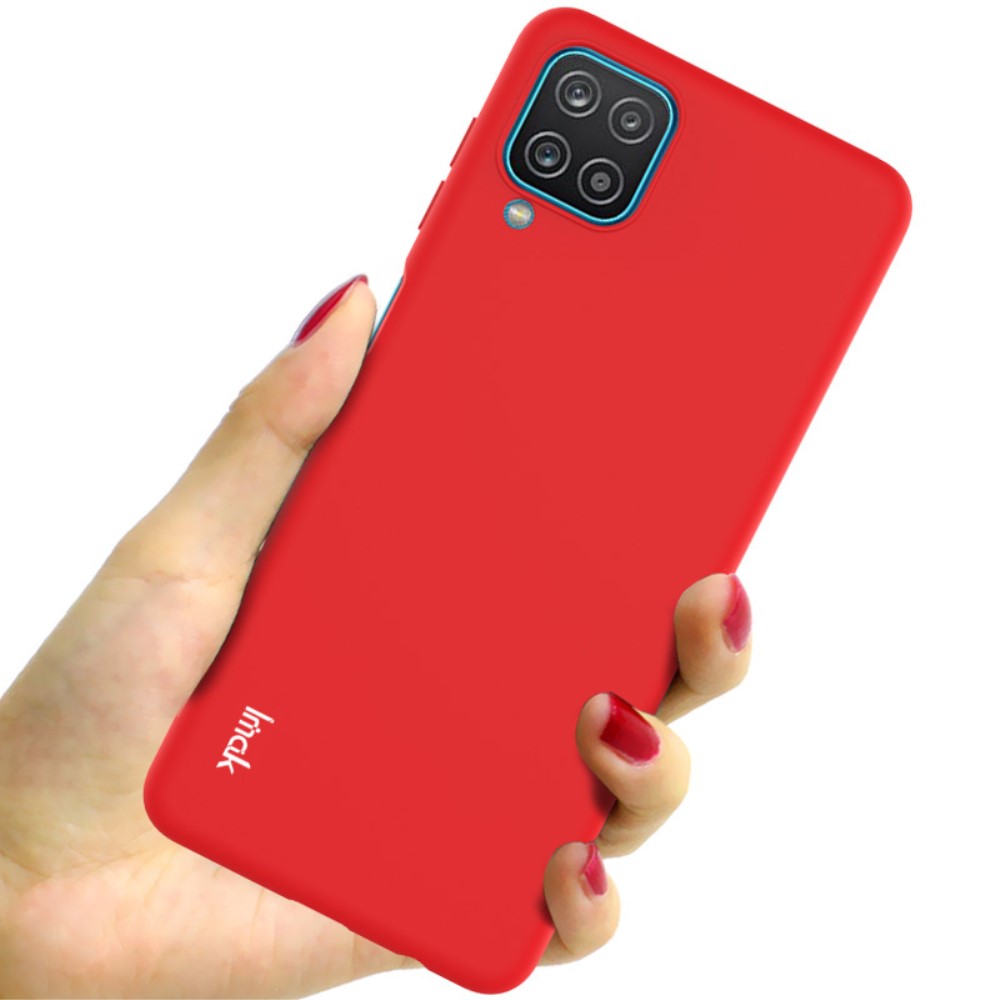 Samsung Galaxy A12 - IMAK Skin Touch Skal - Röd