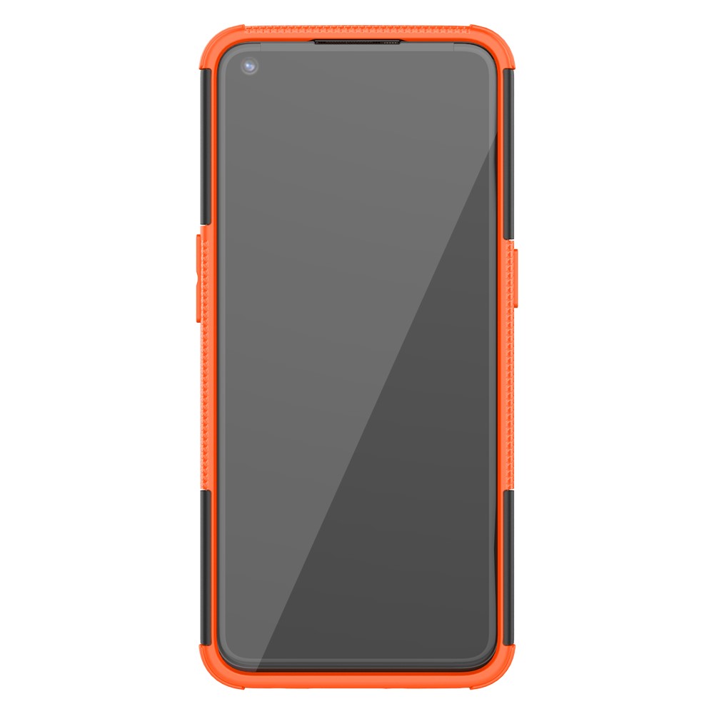 OnePlus Nord N10 5G - Ultimata Stöttåliga Skalet med Stöd - Orange