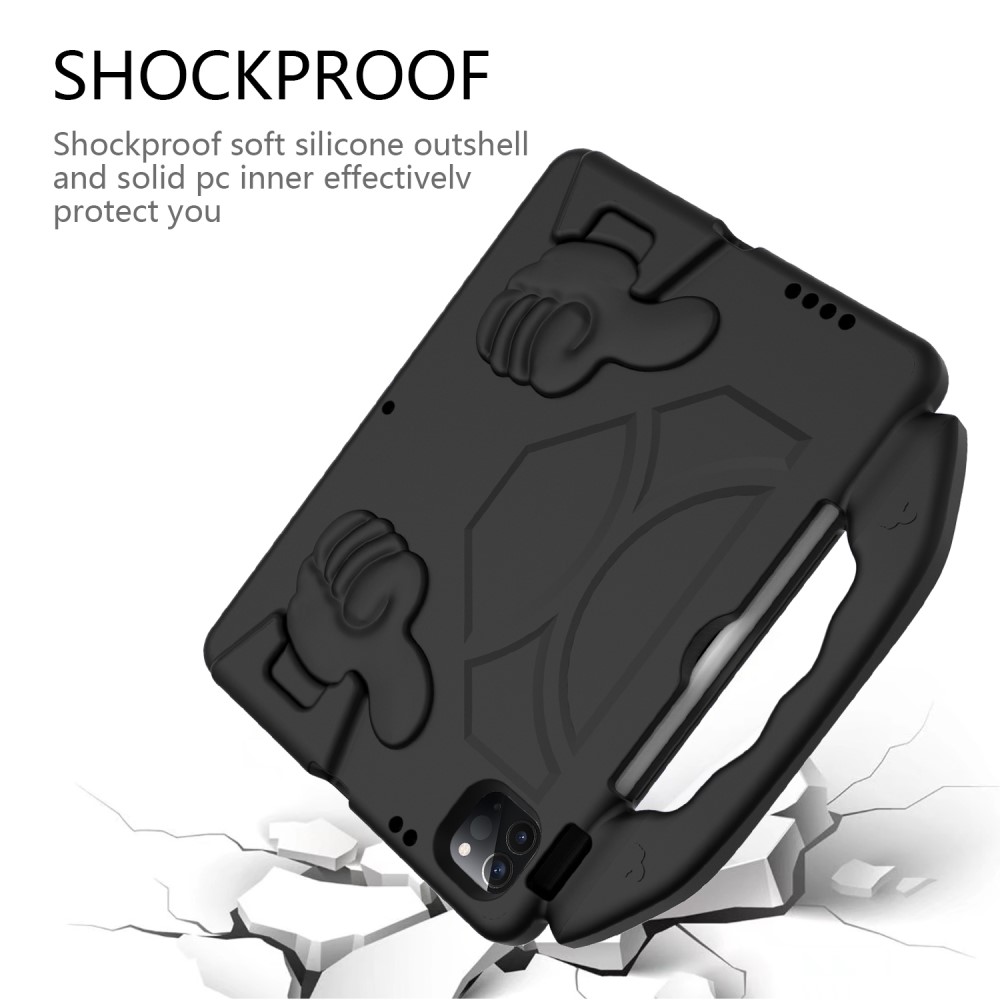 iPad Air 2020/2022 / Pro 11 - EVA Shockproof Kickstand Skal - Svart