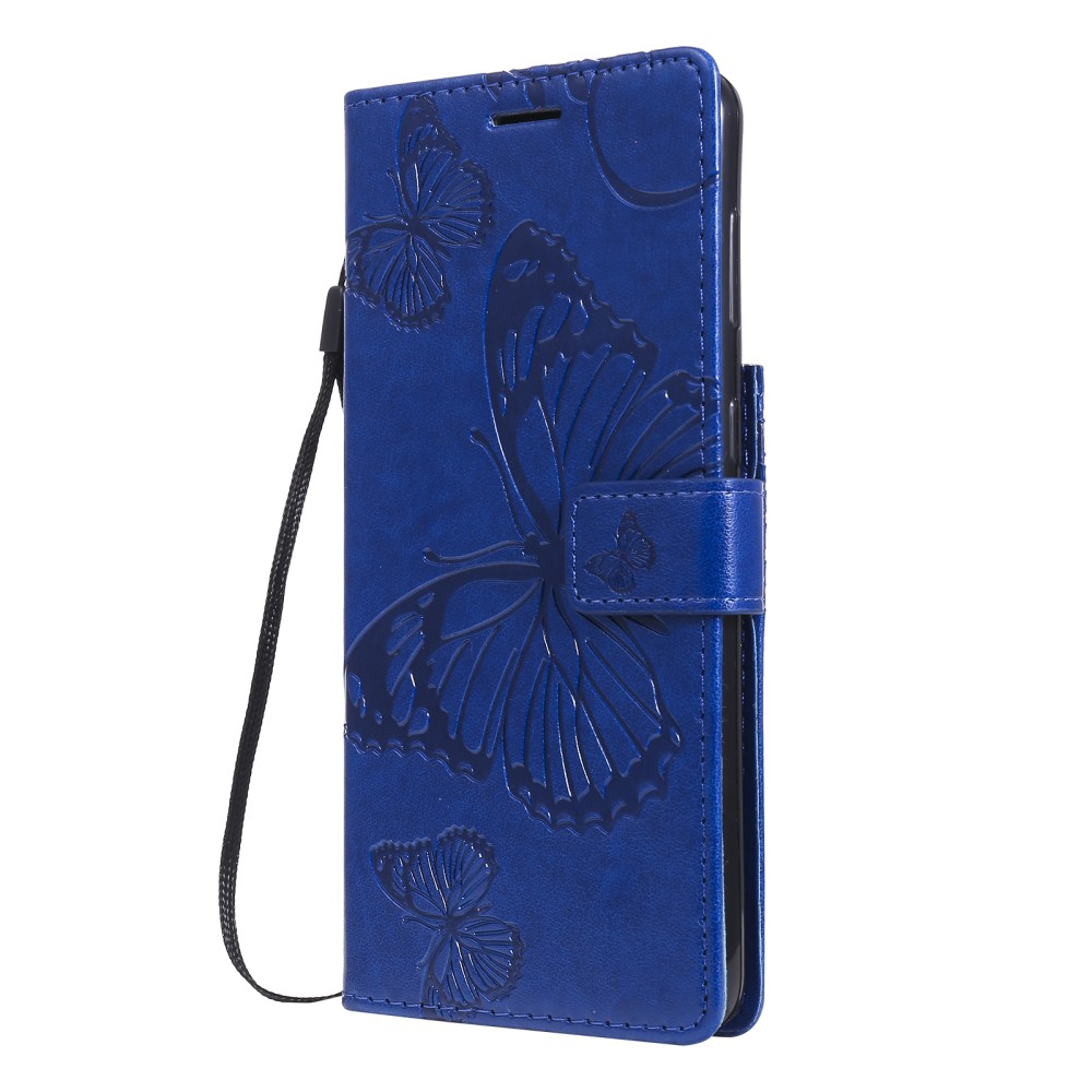Samsung Galaxy S21 - Butterfly Lder Fodral - Bl