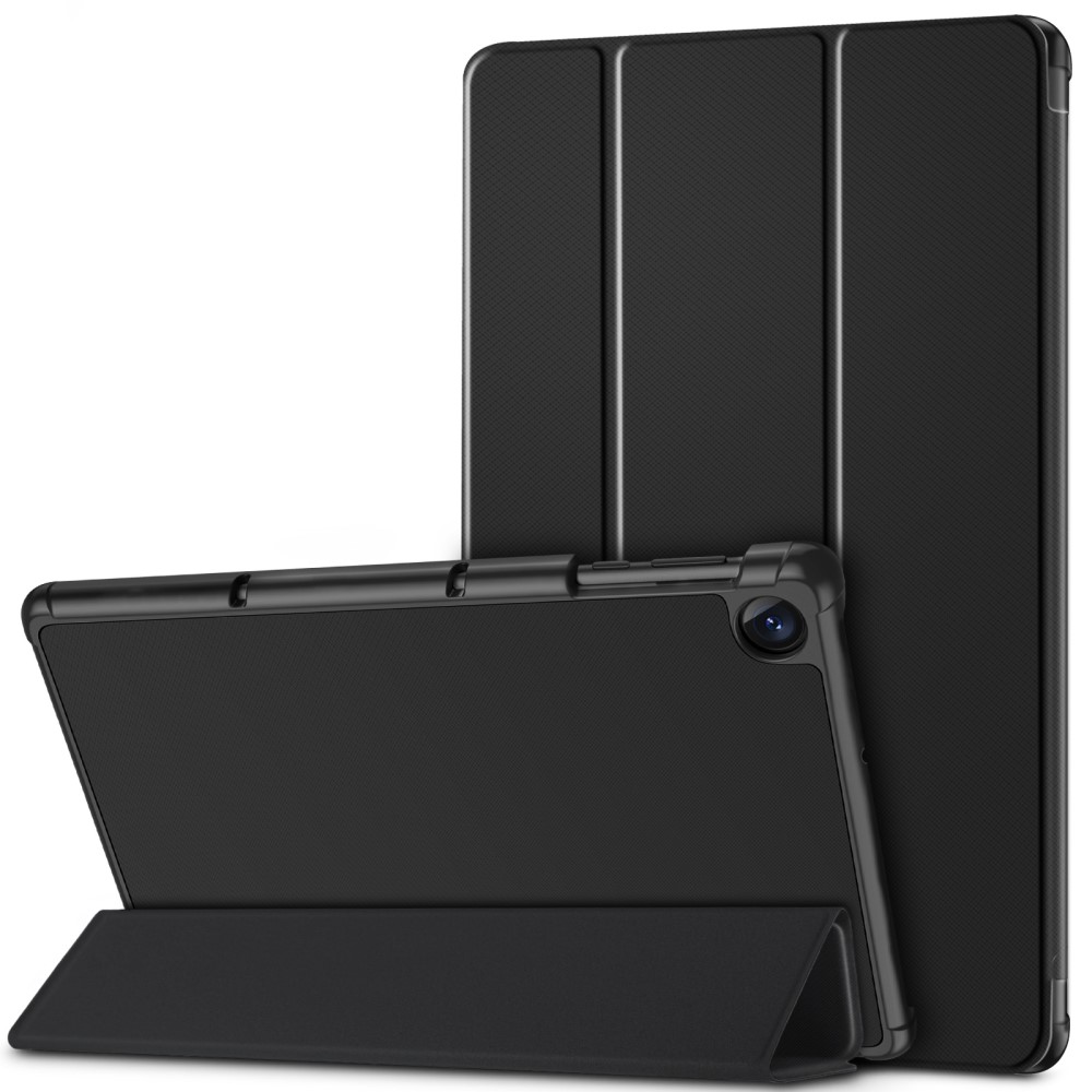 Lenovo Tab M10 HD (2nd Gen) - Tri-Fold Läder Fodral - Svart