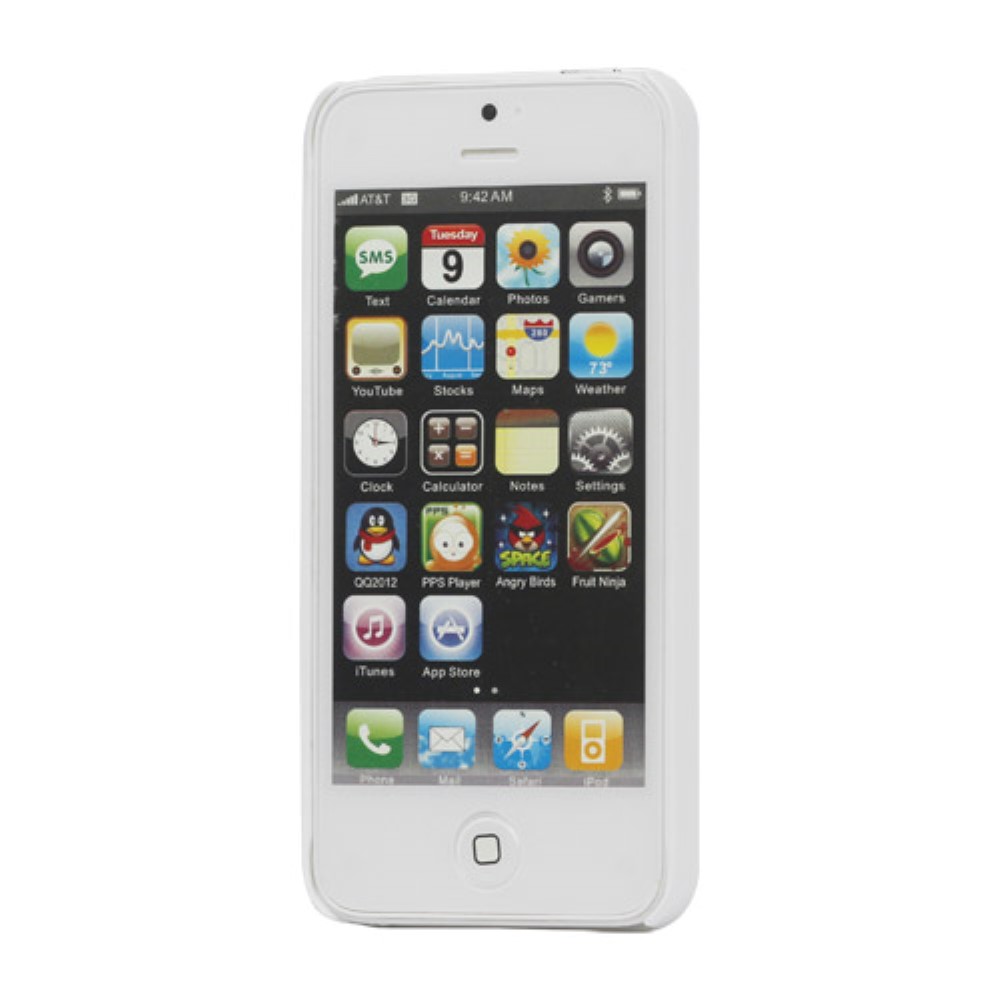 iPhone 5/5S/SE - Gummi Touch Skal - Vit