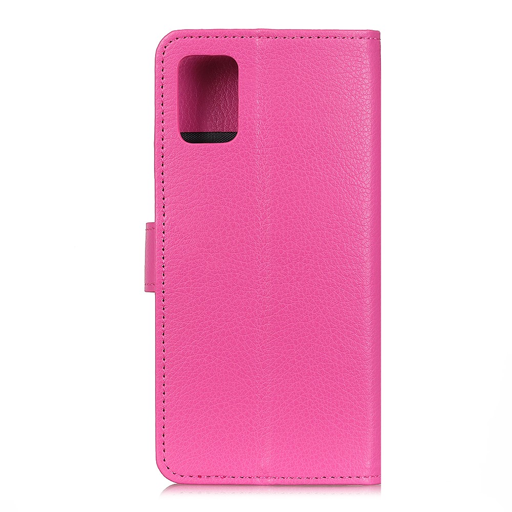 Samsung Galaxy A52 / A52s - Litchi Lder Fodral - Rosa