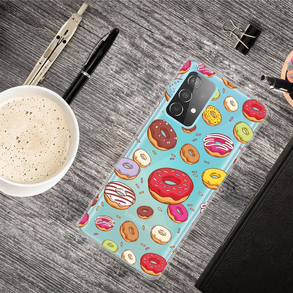 Samsung Galaxy A52 / A52s - Skal Med Tryck - Donuts