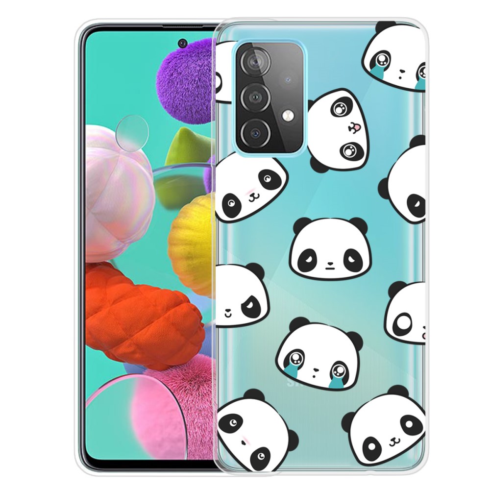 Samsung Galaxy A52 / A52s - Skal Med Tryck - Pandas