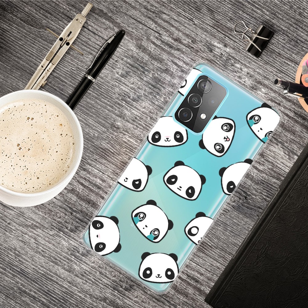 Samsung Galaxy A52 / A52s - Skal Med Tryck - Pandas