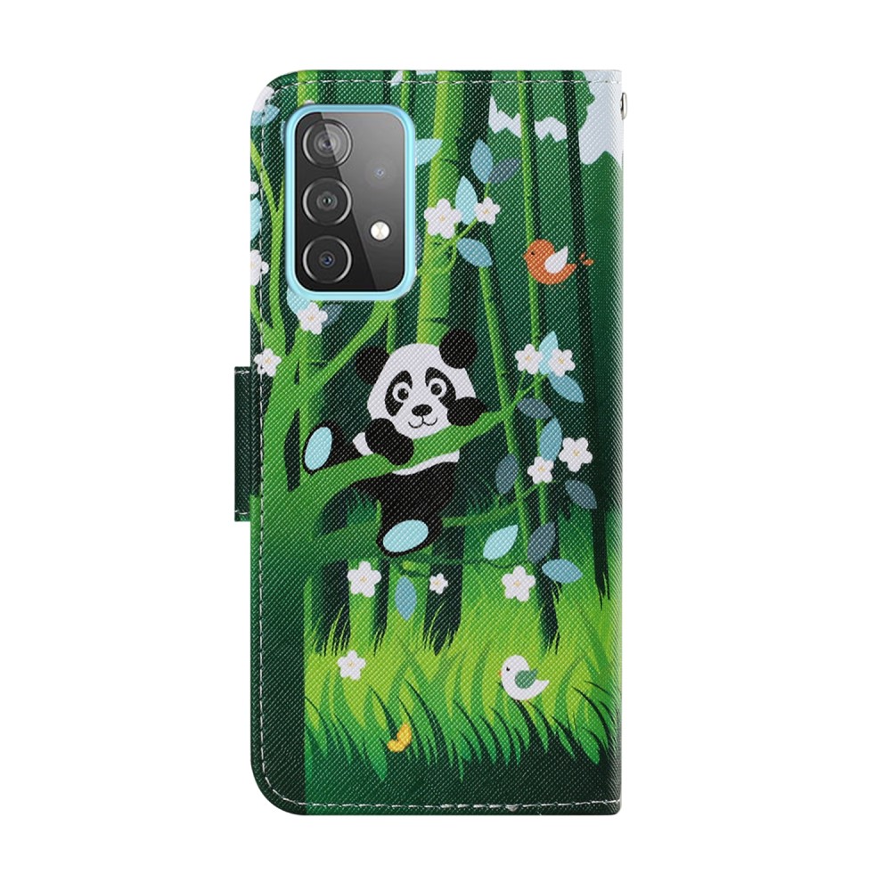 Samsung Galaxy A52 / A52s - Fodral Med Tryck - Baby Panda