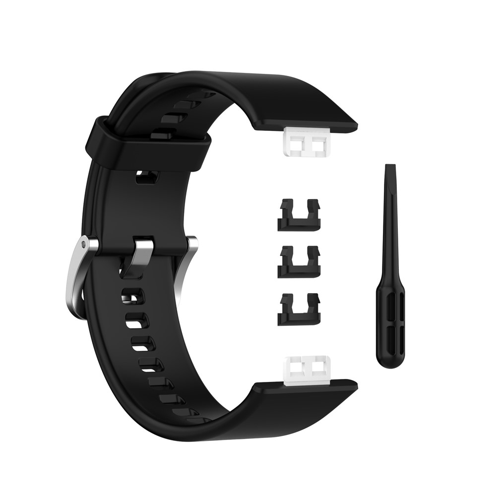 Silikon Armband Fr Huawei Watch Fit - Svart