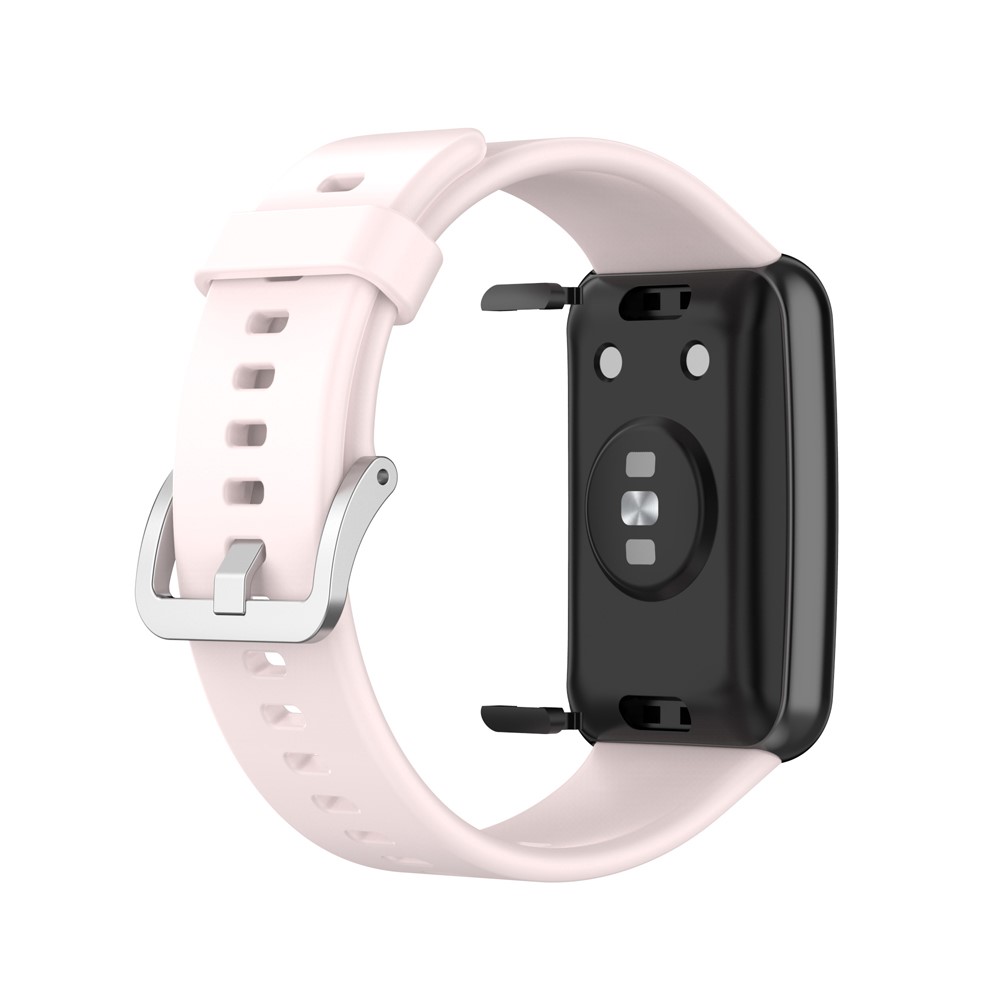 Silikon Armband Fr Huawei Watch Fit - Ljus Rosa