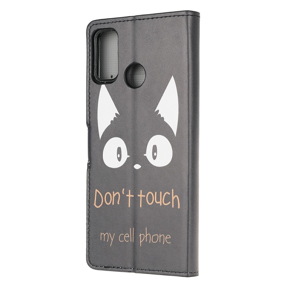 Motorola Moto G10/G20/G30 - Fodral Med Tryck - Dont Touch