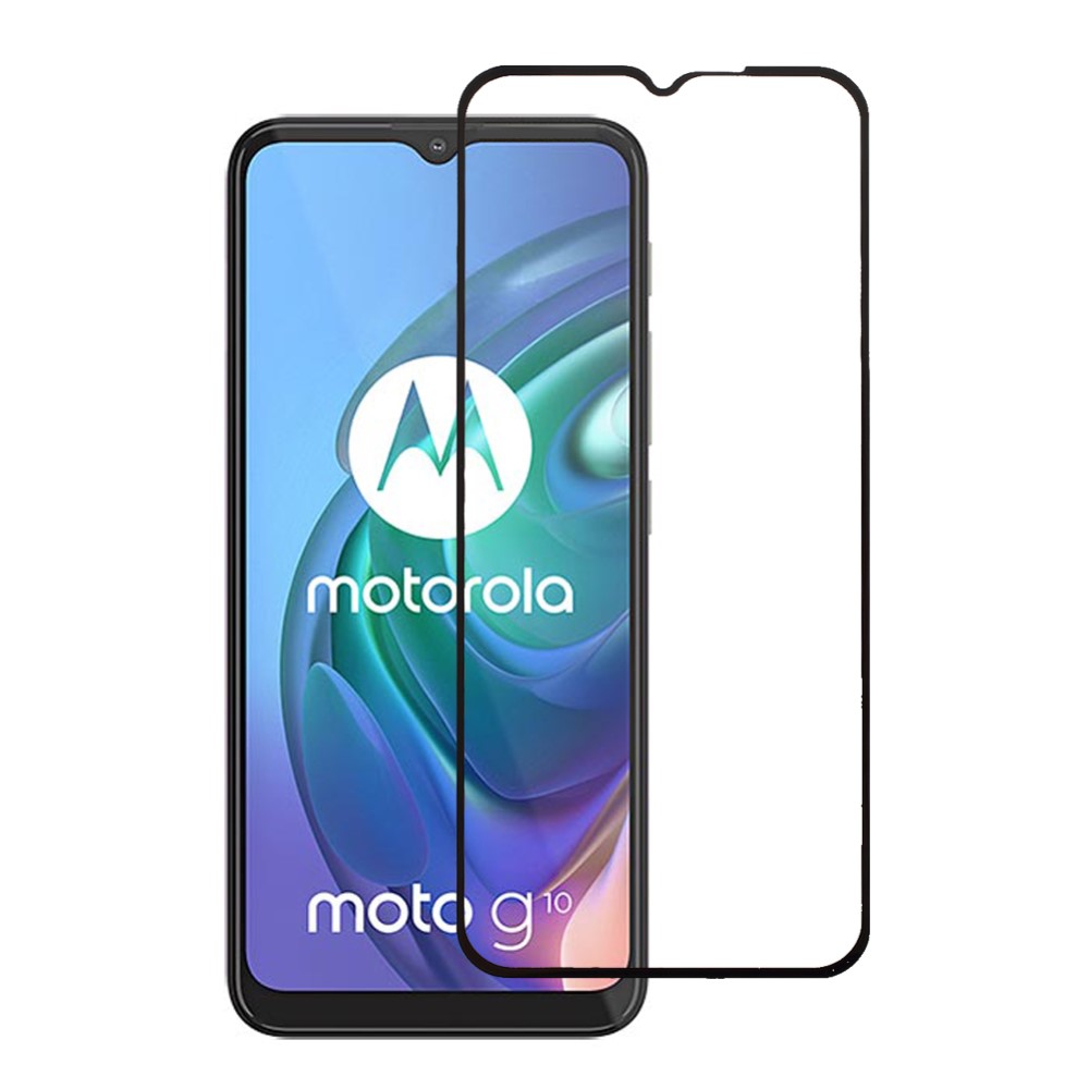 Motorola Moto G10/G30 - Heltckande Skrmskydd I Hrdat Glas