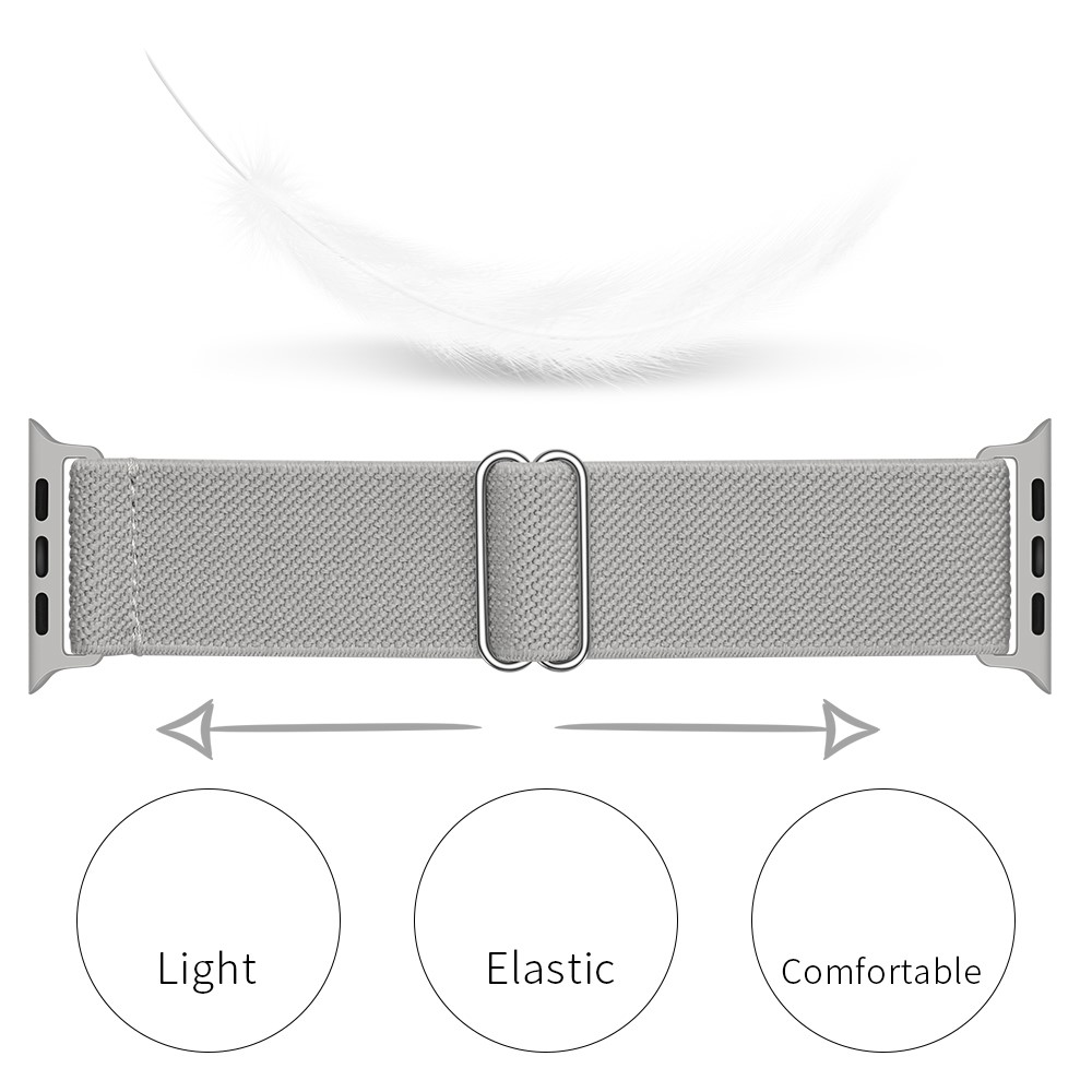 Nylon Armband Justerbart Apple Watch 42/44/45/49 mm Gr