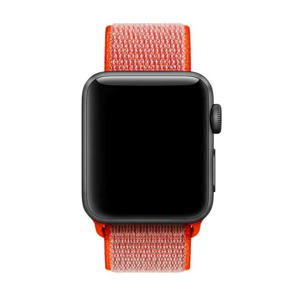 Nylon Loop Armband Justerbart Apple Watch 41/40/38 mm - Orange
