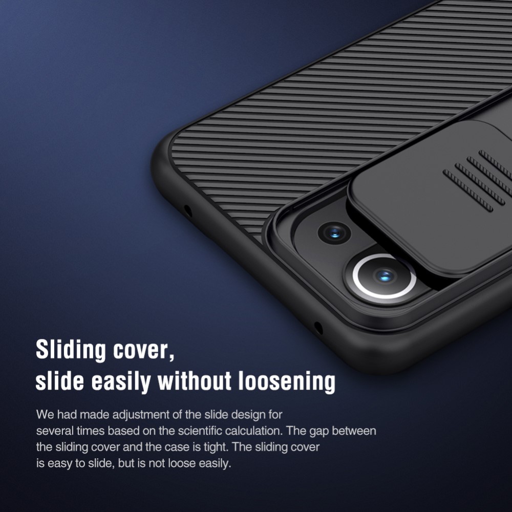 Xiaomi Mi 11 Lite - NILLKIN CamShield Pro Skal - Svart
