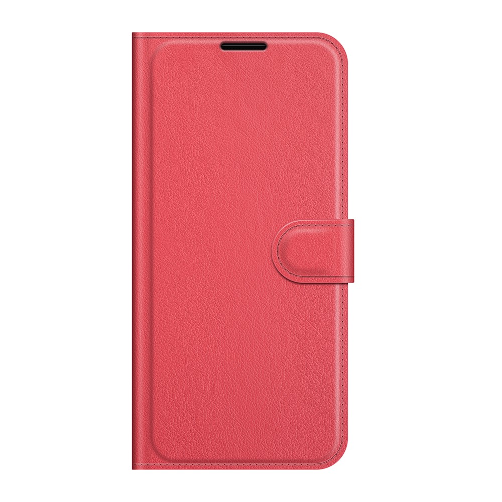 Xiaomi Mi 11 Lite - Litchi Lder Fodral - Rd