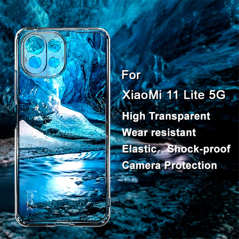 Xiaomi Mi 11 Lite - IMAK Transparent TPU Skal