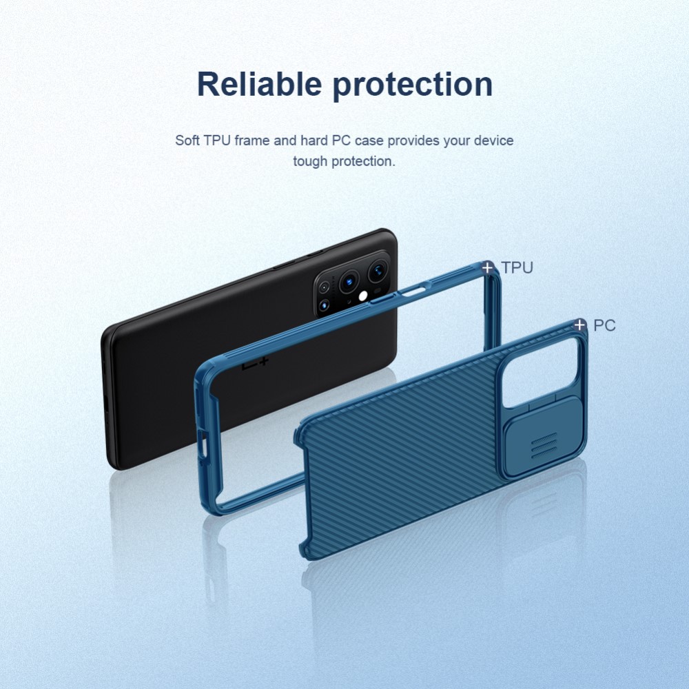 OnePlus 9 Pro - NILLKIN CamShield Pro Skal - Bl