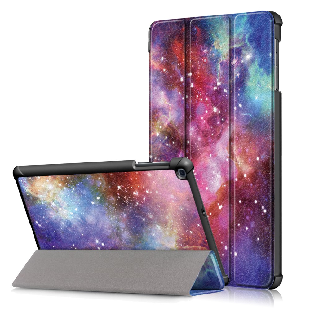 Samsung Galaxy Tab A 10.1 (2019) - Tri-Fold Fodral - Cosmic Space