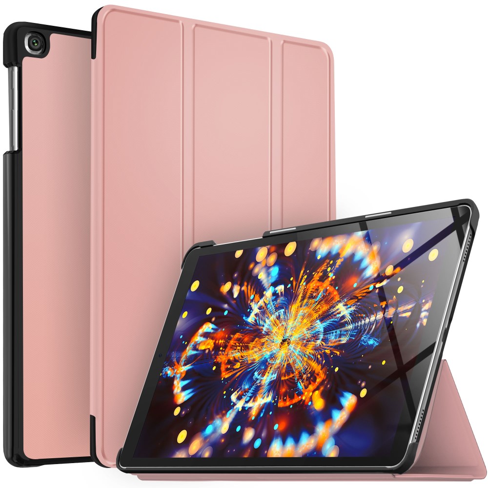 Samsung Galaxy Tab A 10.1 (2019) - Silkeslent Tri-Fold Fodral - Rosguld