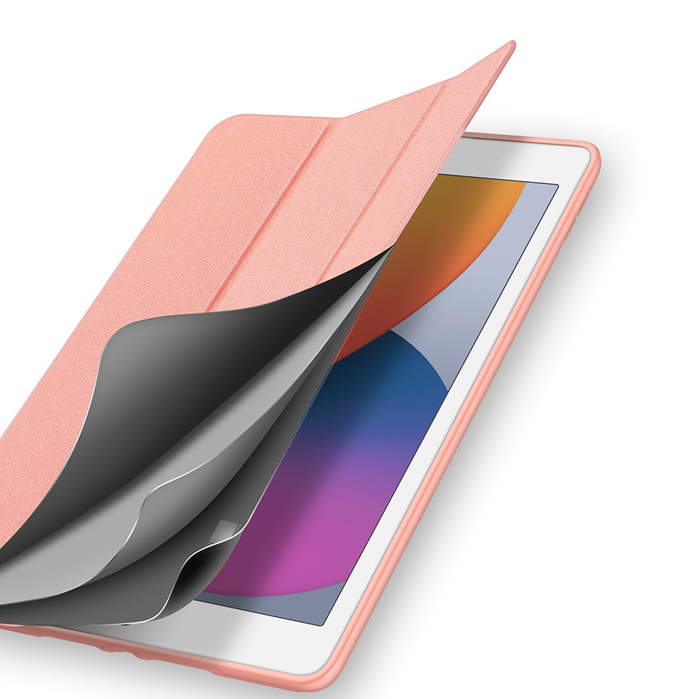 DUX DUCIS iPad 10.2 2019/2020/2021 Fodral DOMO Tri-Fold Rosguld