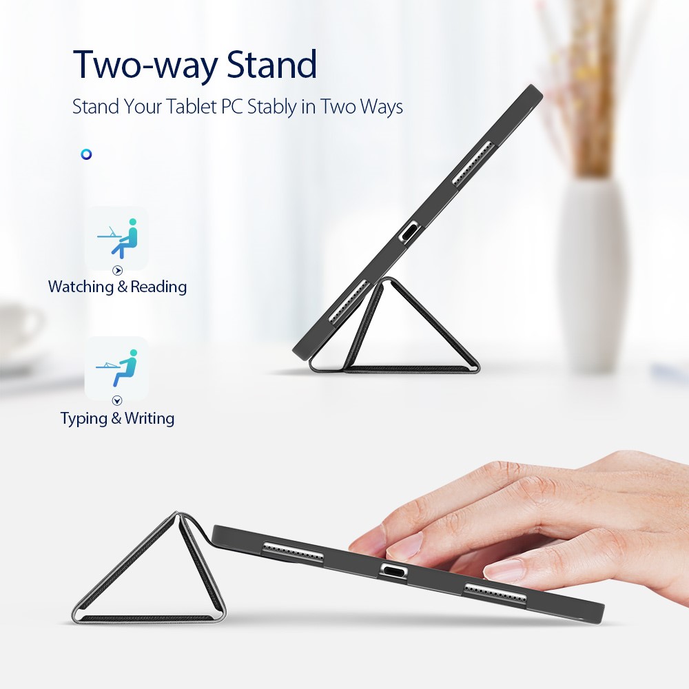 iPad Pro 11 (2018/2020/2021) - DUX DUCIS OSOM Tri-Fold Fodral - Svart