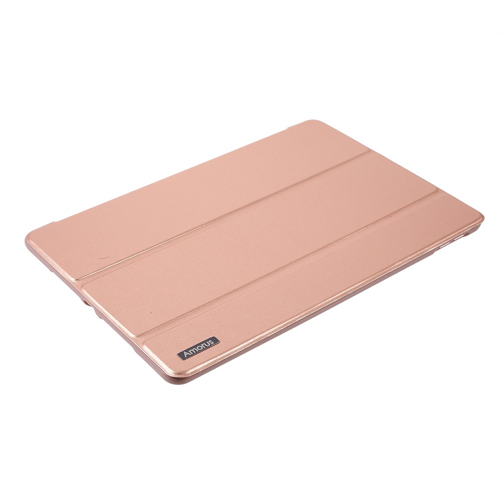 AMORUS iPad 10.2 2019/2020/2021 Fodral Tri-Fold Rosguld