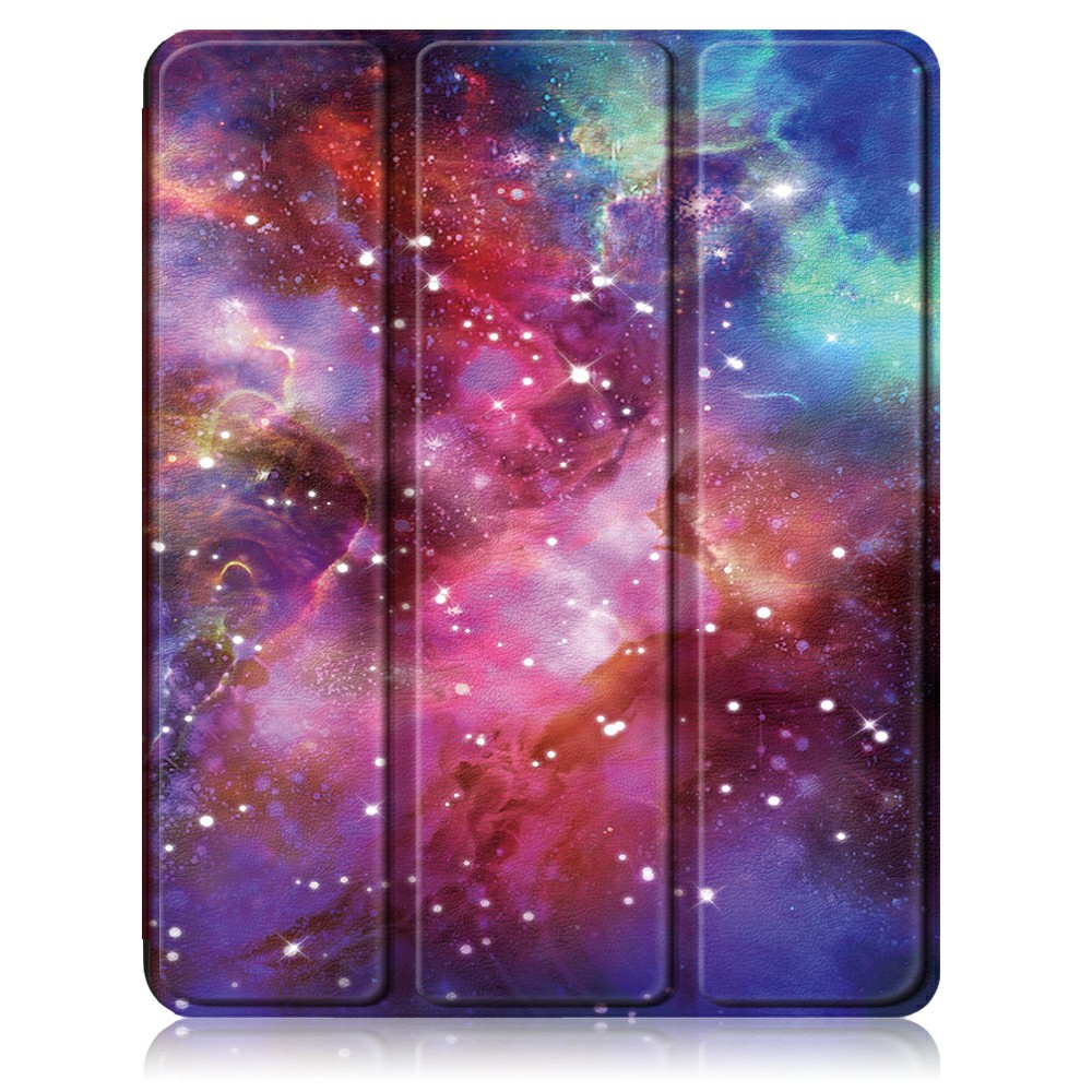 iPad Pro 12.9 (2020/2021) - Tri-Fold Fodral Med Pennhllare - Cosmic Space