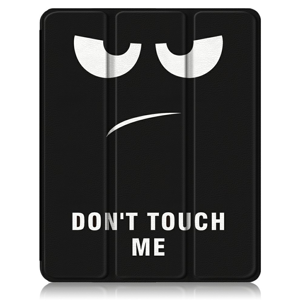 iPad Pro 12.9 (2020/2021) - Tri-Fold Fodral Med Pennhållare - Dont Touch Me