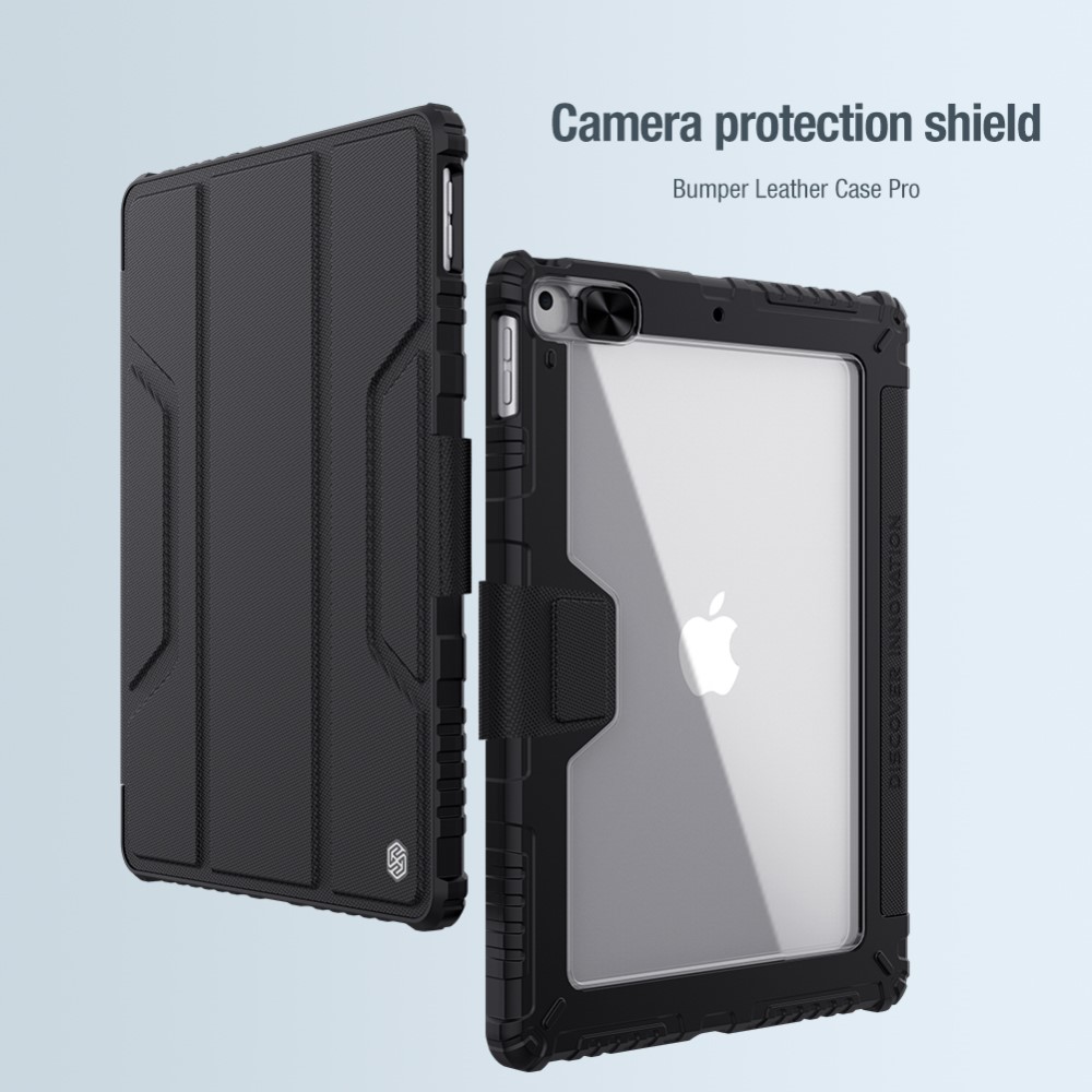 NILLKIN iPad 10.2 2019/2020/2021 Fodral CamShield Shockproof TriFold Svart