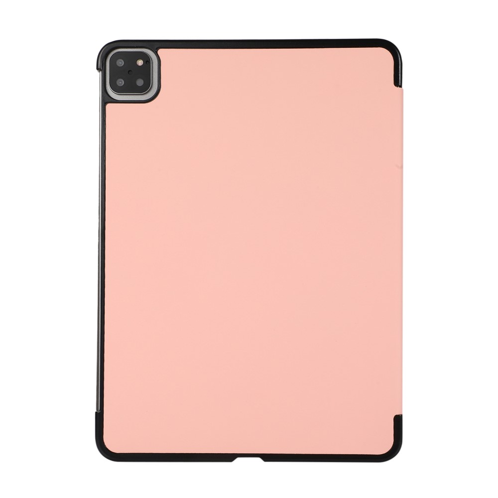 iPad Pro 11 (2018/2020/2021) - Tri-Fold Lder Fodral - Ljus Rosa