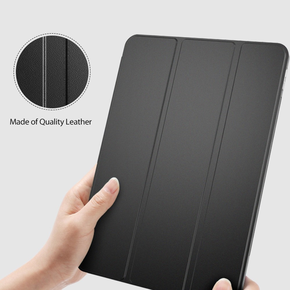 iPad Pro 12.9 (2021) - Tri-Fold Lder Fodral - Svart