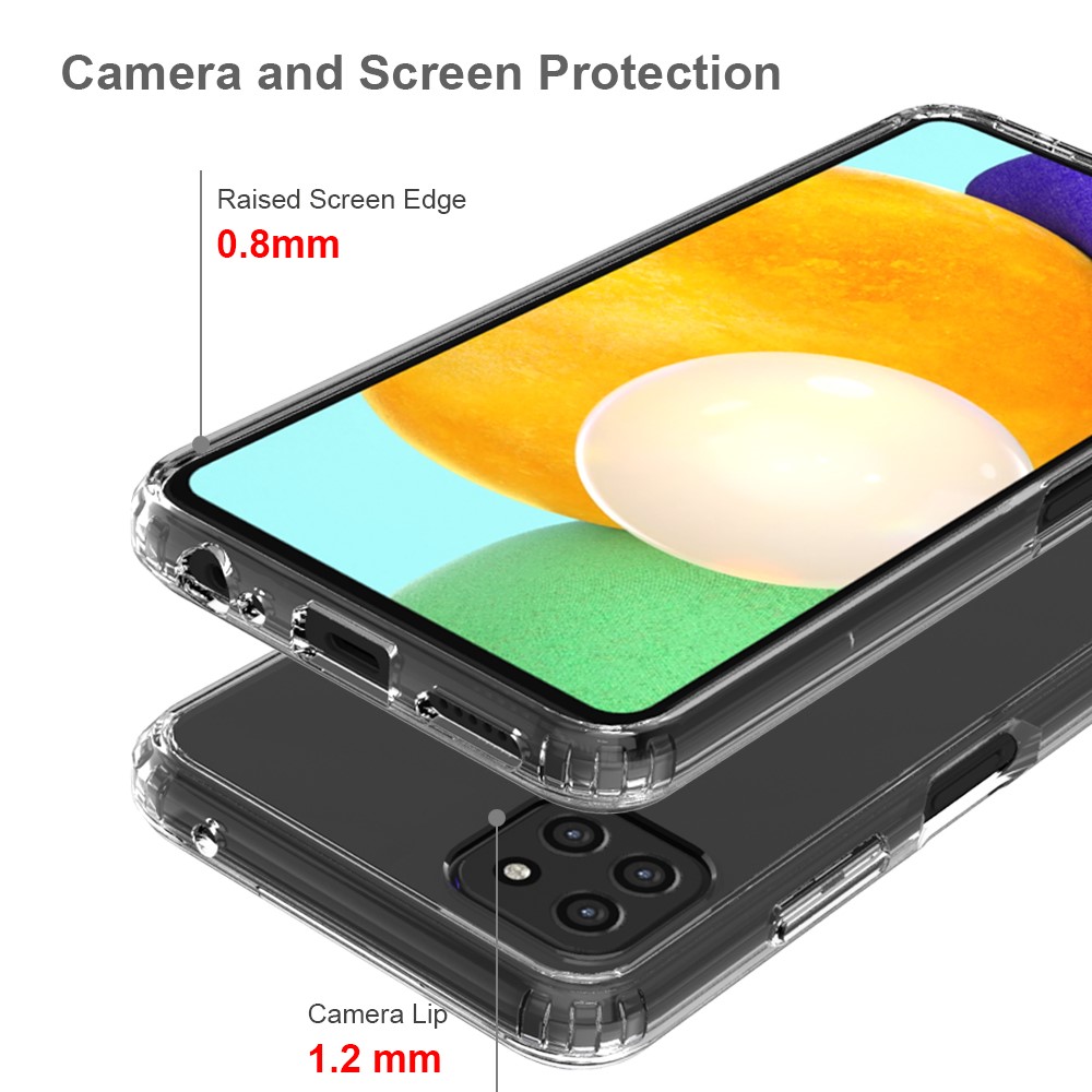 Samsung Galaxy A22 5G - Shockproof Akryl/TPU Skal - Transparent