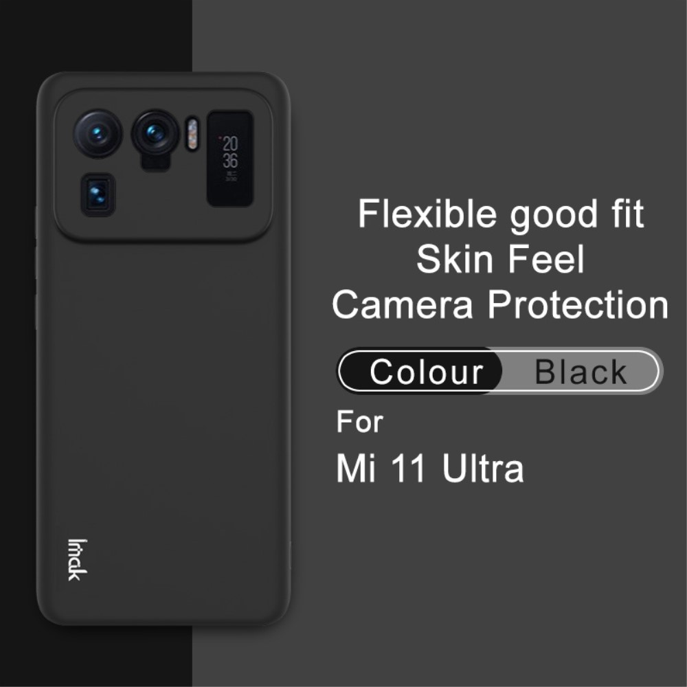 Xiaomi Mi 11 Ultra - IMAK Skin Touch Skal - Svart