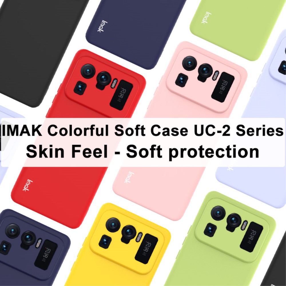 Xiaomi Mi 11 Ultra - IMAK Skin Touch Skal - Svart