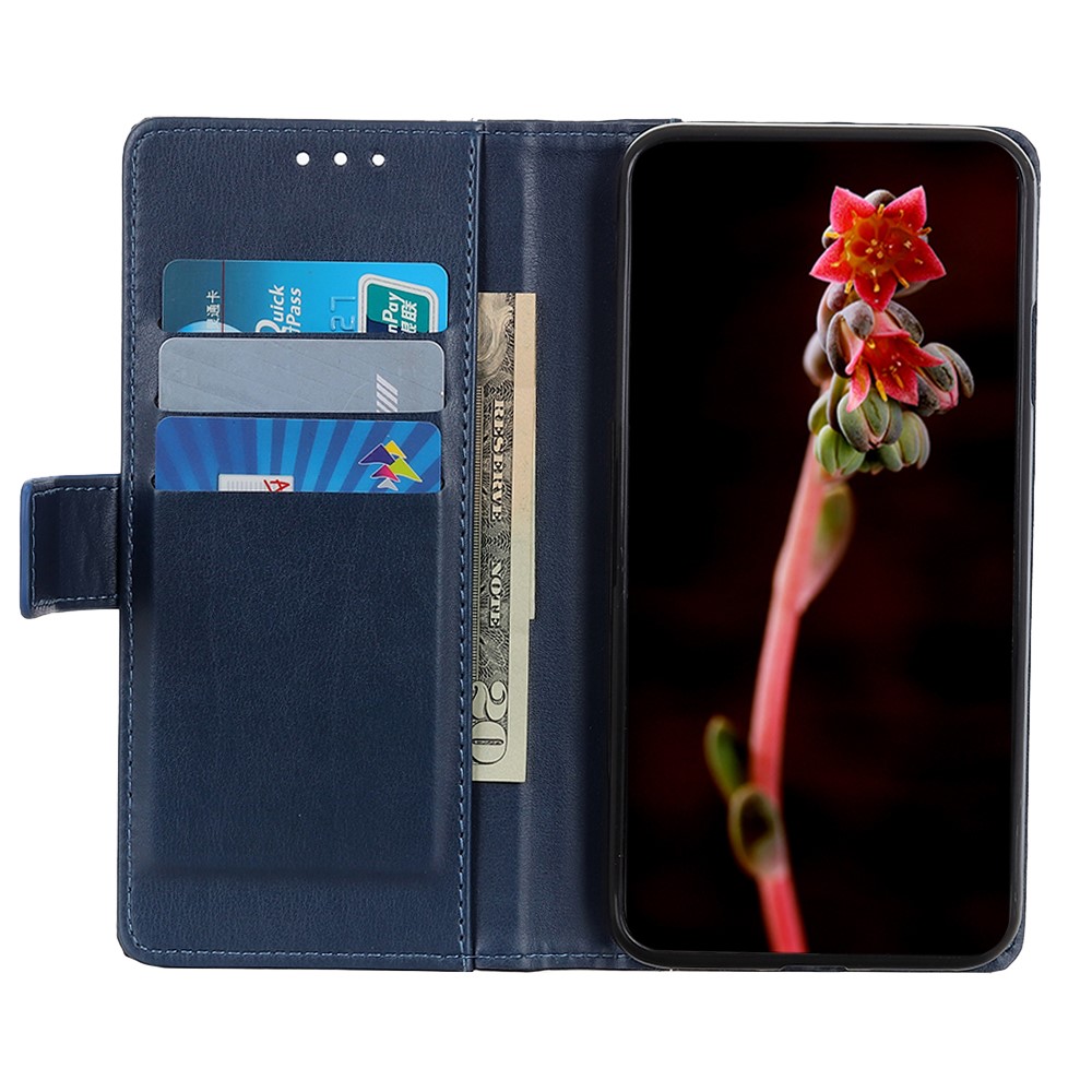 Xiaomi Redmi Note 10S - Lder Fodral - Bl