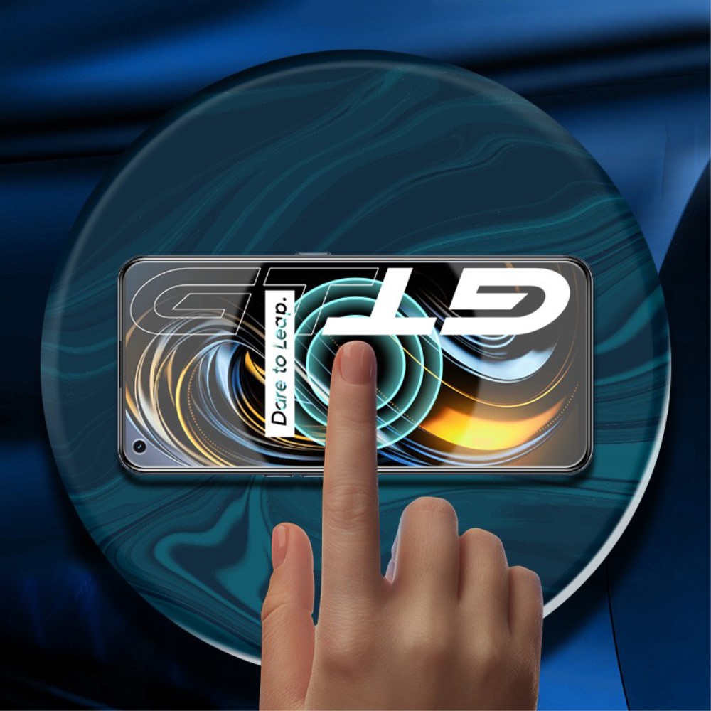 Realme GT 5G - Transparent Skrmskydd I Hrdat Glas