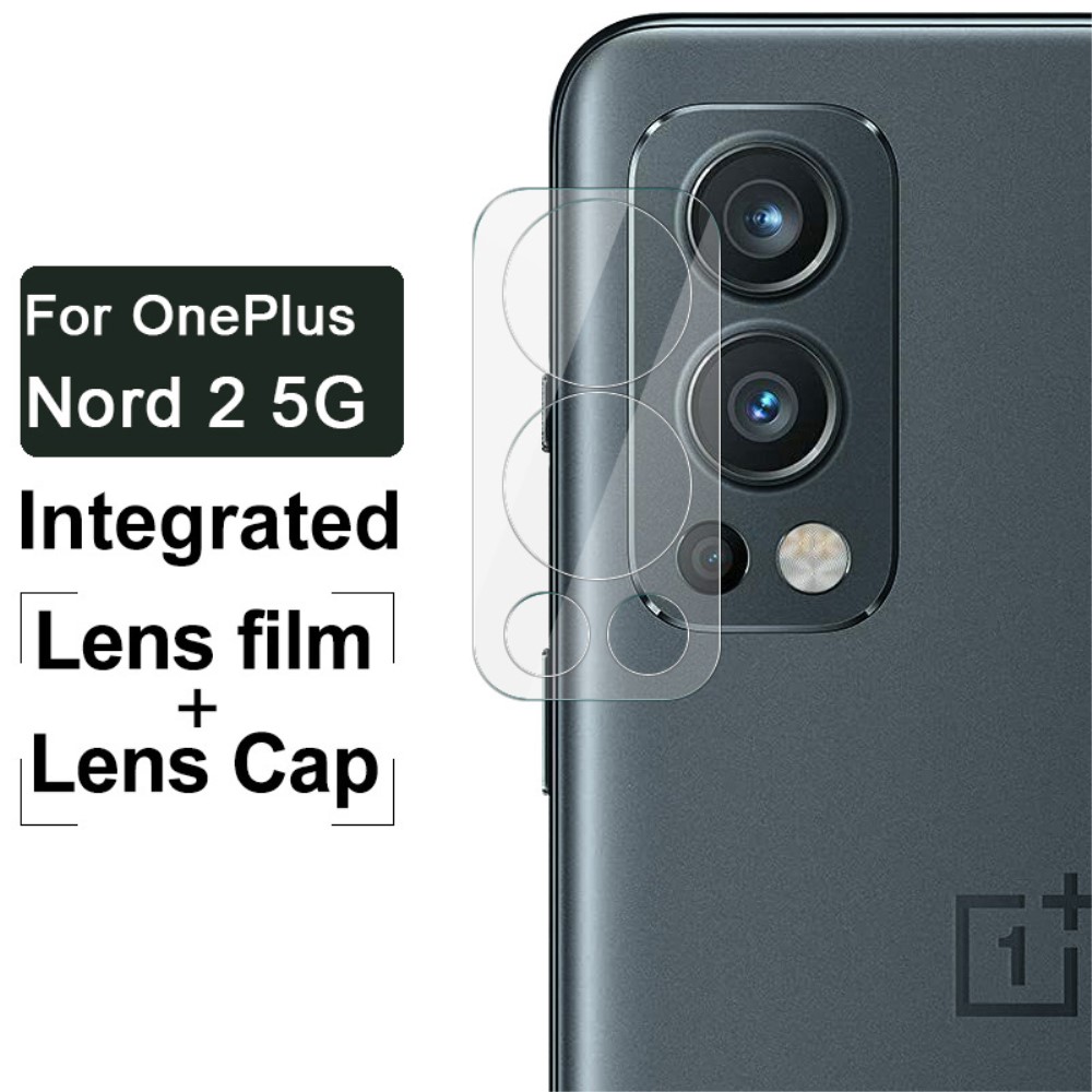 OnePlus Nord 2 5G - IMAK Linsskydd I Hrdat Glas