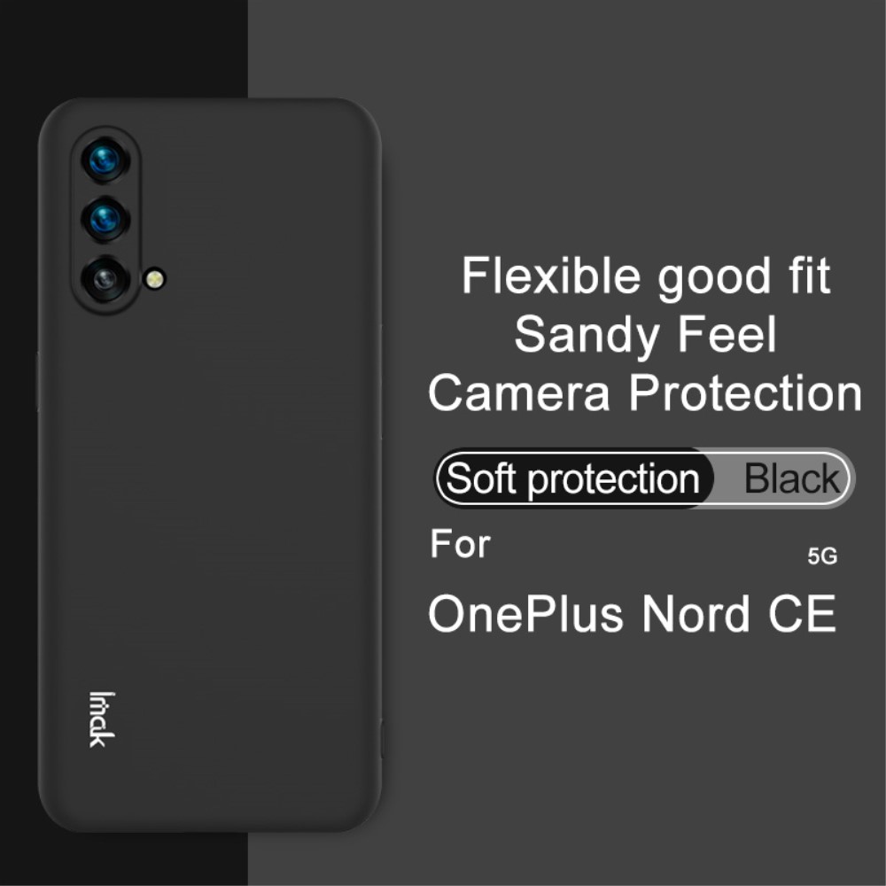 OnePlus Nord CE 5G - IMAK Matt Frostat TPU Skal - Svart