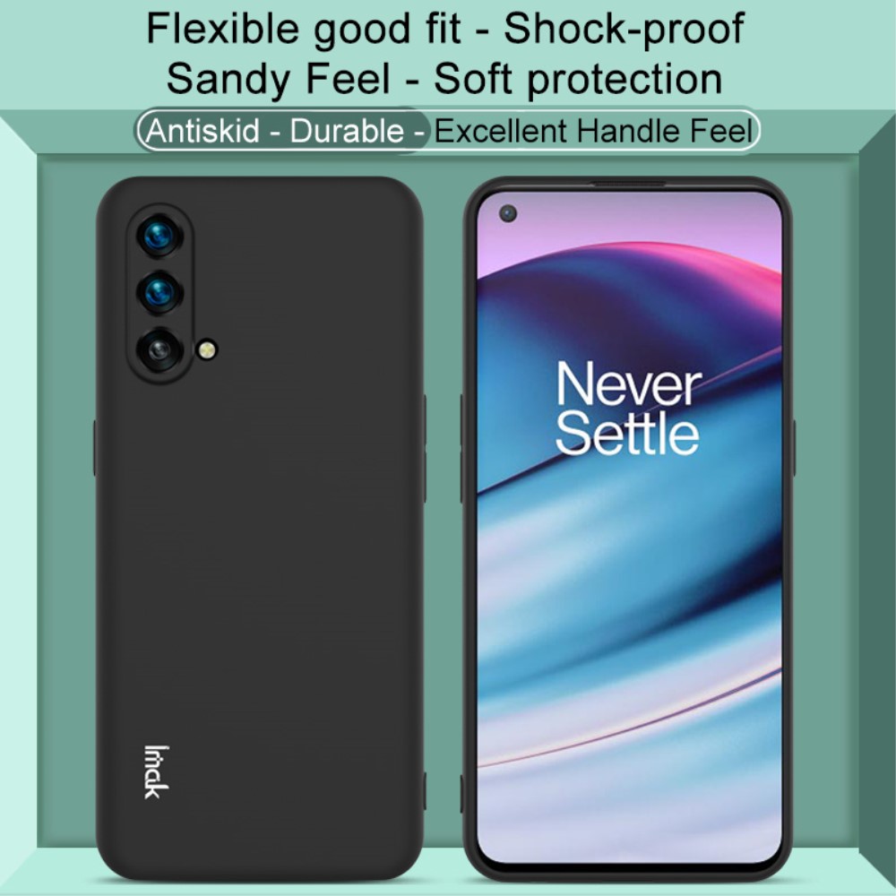 OnePlus Nord CE 5G - IMAK Matt Frostat TPU Skal - Svart
