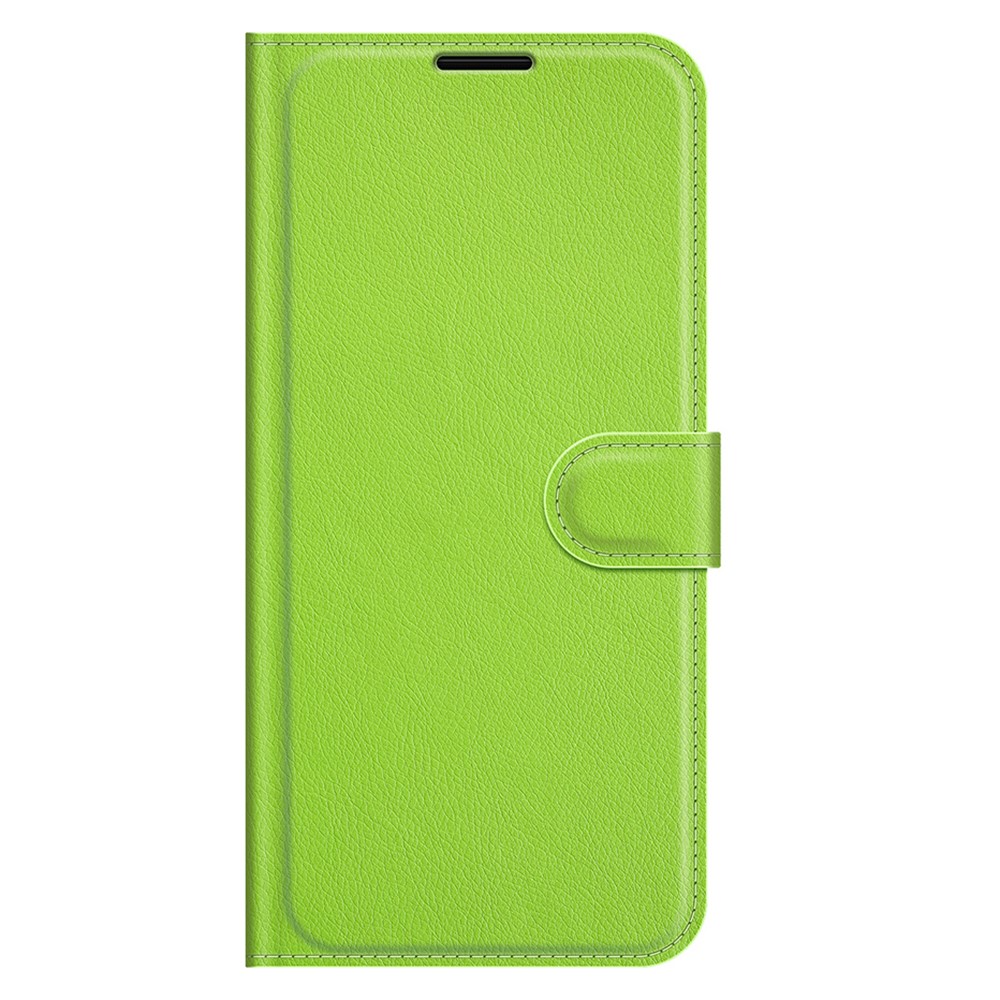 OnePlus Nord 2 5G - Litchi Läder Fodral - Grön