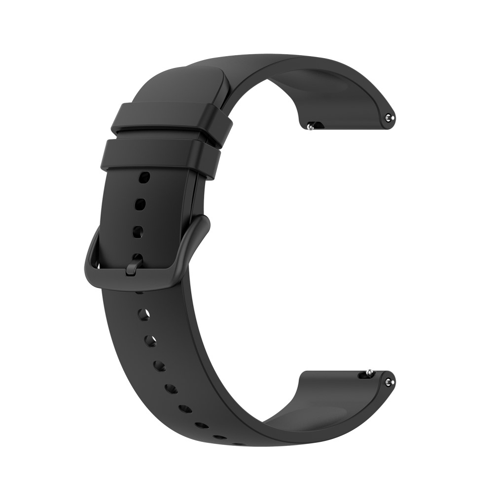Silikon Armband Fr Smartwatch (20 mm) - Svart