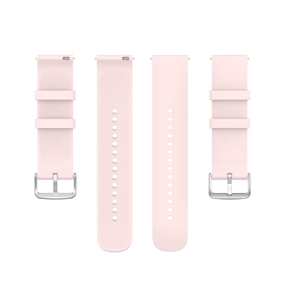 Silikon Armband Fr Smartwatch (20 mm) - Ljus Rosa