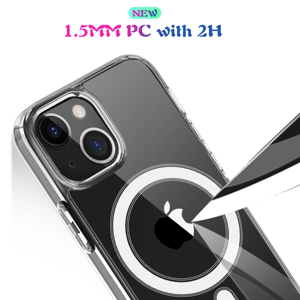 iPhone 13 - Shockproof MagSafe Hybrid Crystal Skal