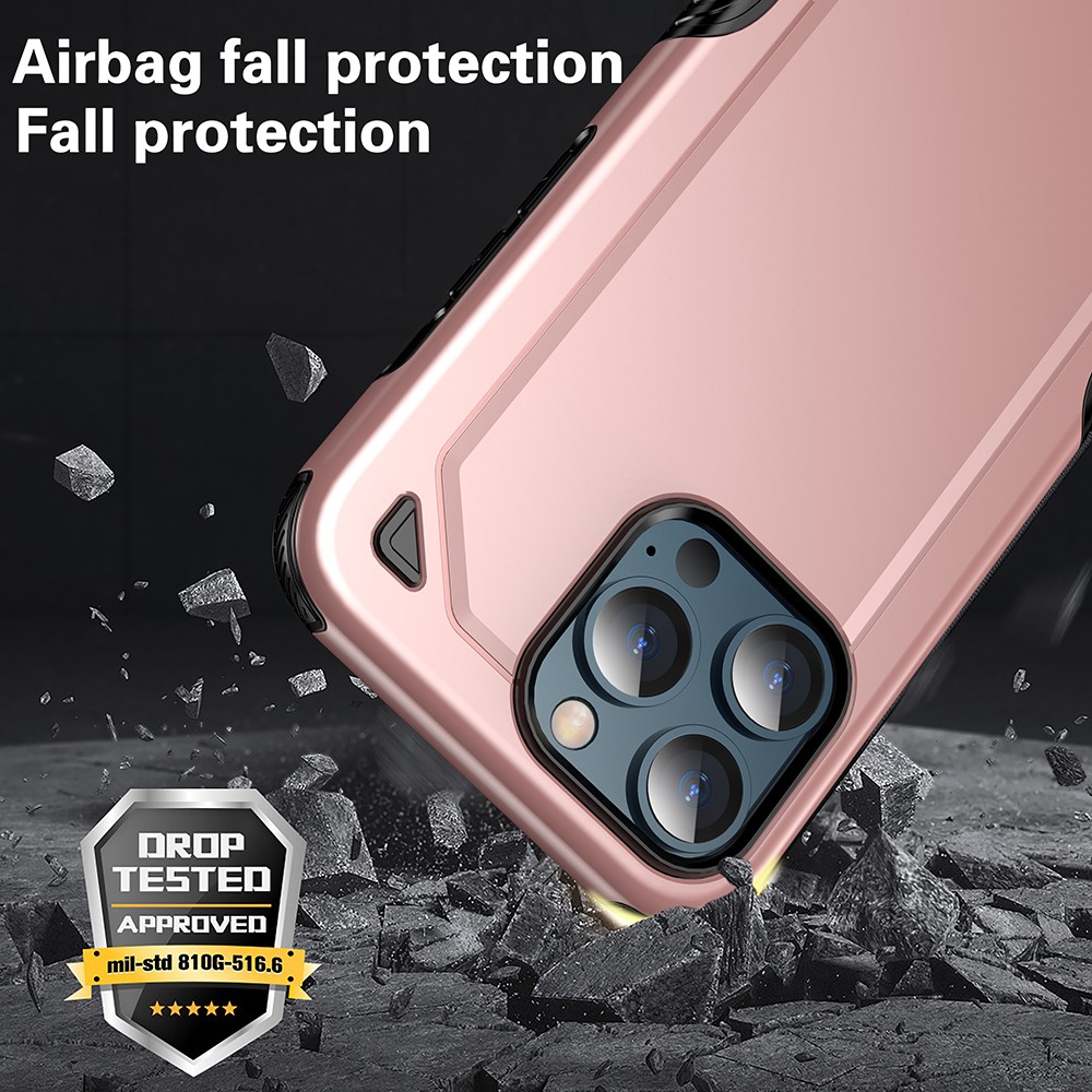 iPhone 13 Pro - Armor Hybrid Skal - Roséguld