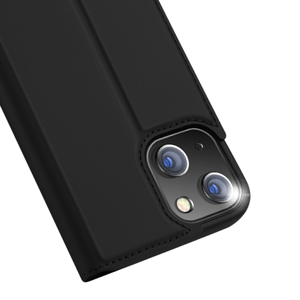 iPhone 13 Mini - DUX DUCIS Skin Pro Lder Fodral - Svart
