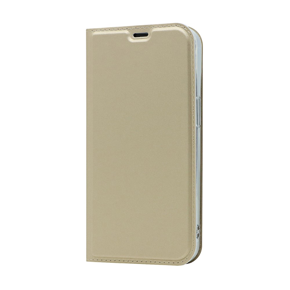 iPhone 13 Mini - Skin Touch Flip Fodral - Guld