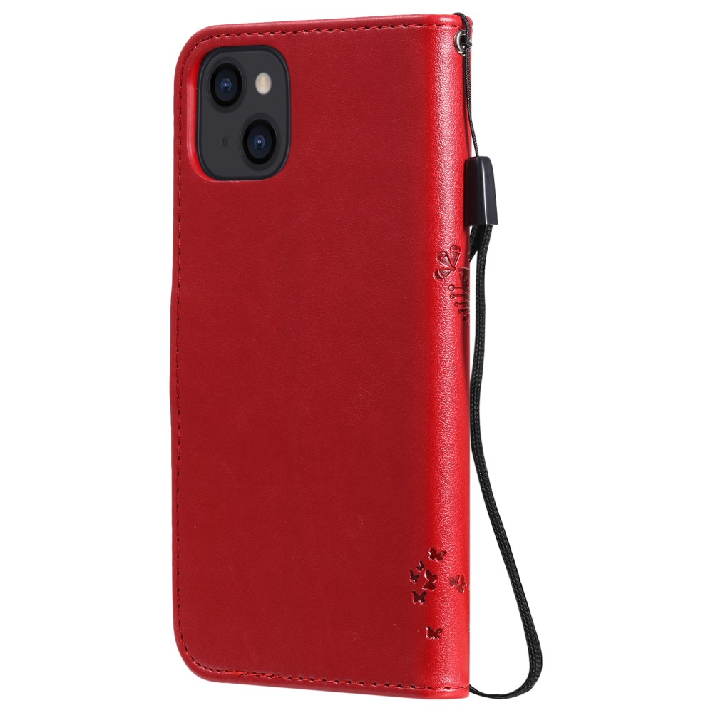 iPhone 13 Mini - Fodral Med Tryck - Röd