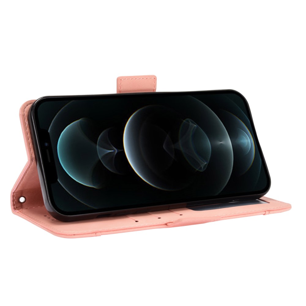 iPhone 13 Mini - Fodral Med Avtagbart Kortfodral - Ljus Rosa