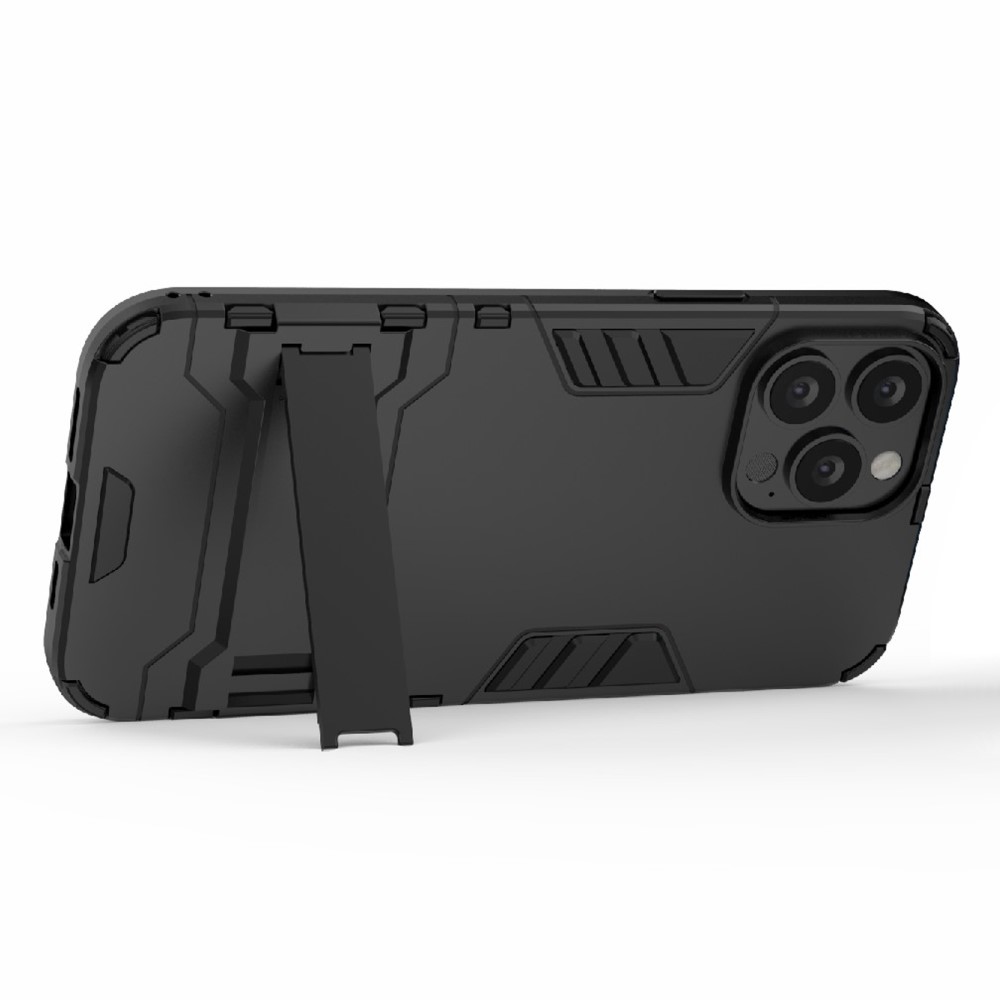 iPhone 13 Pro Max - Hybrid Armor Skal Kickstand - Svart